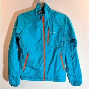 MARMOT Sz S Fleece Lined Multiple Pockets Windbreaker Cozy Pop of Colour Jacket